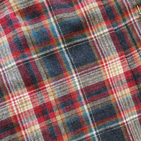 Vintage Red Colourful Tartan Wrap Skirt Size Small - Picture 4 of 12